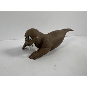 1996 A.D.G. Walrus PVC Figure Cartoon Seal Sea Animal Toy Large